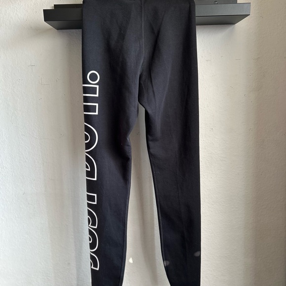 Nike Just do it High Waisted Black Leggings Size S - Picture 6 of 9